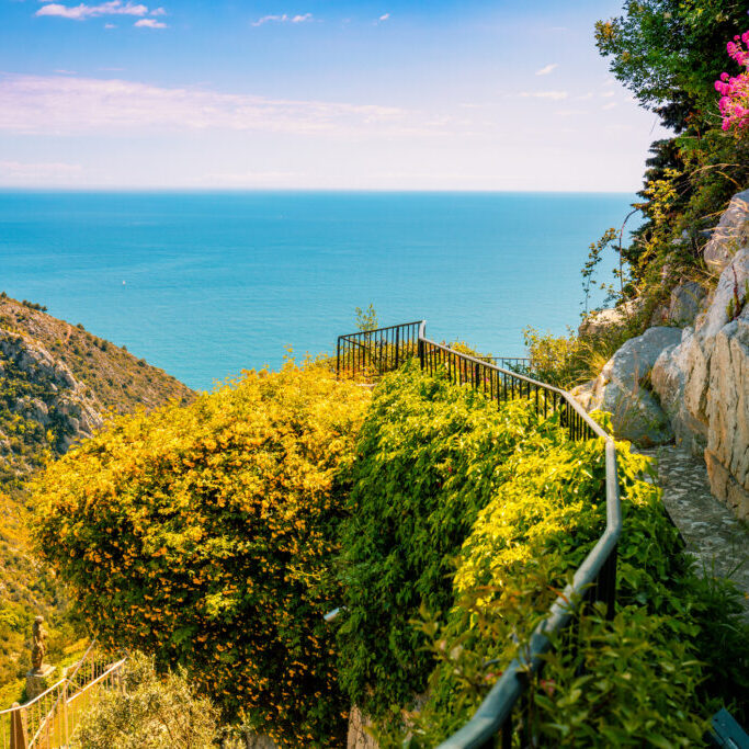 Nietzsche footpath (Le Chemin de Nietzsche), Eze village, France